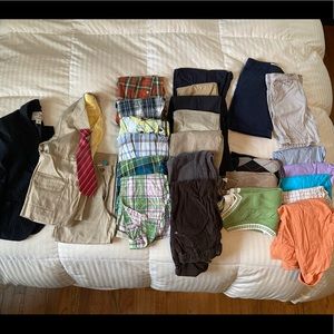 Huge 32 piece lot boys dress suit and clothes size 4-6/7